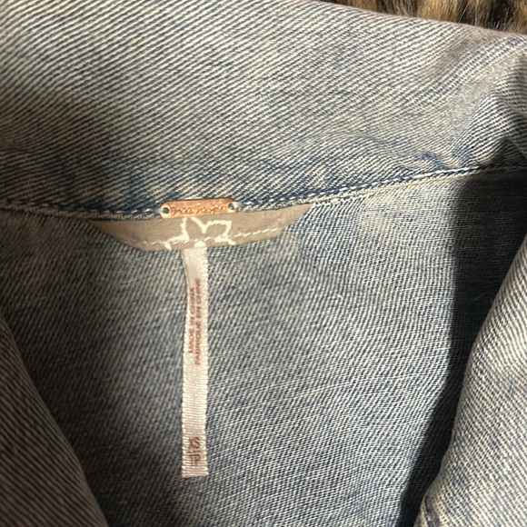 Free People denim jacket. - Picture 2 of 4